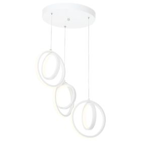 Eray Aydınlatma 1909-3 Beyaz 3 Lü Led Avize