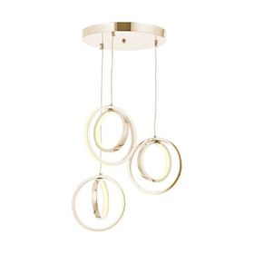 Eray Aydınlatma 1909-3 Sarı 3 Lü Led Avize