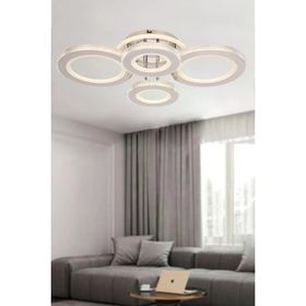 Eray Aydınlatma 2023-4 Krom Dimmer Kumandalı Led Avize