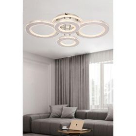 Eray Aydınlatma 2023-4 Krom Dimmer Kumandalı Led Avize