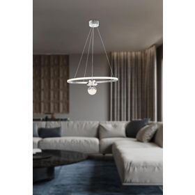 Eray Aydınlatma 2078-30 Kr Led Krom Avize