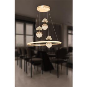 Eray Aydınlatma 2078-40 Gold 3 Toplu Led Avize