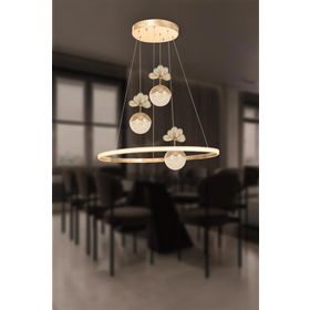 Eray Aydınlatma 2078-40 Gold 3 Toplu Led Avize
