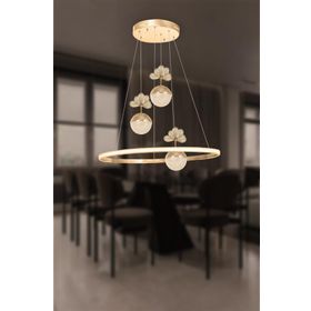 Eray Aydınlatma 2078-40 Gold 3 Toplu Led Avize