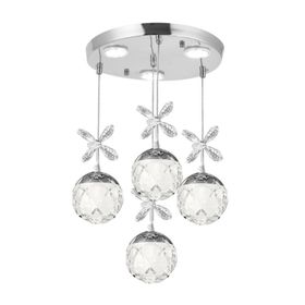 Eray Aydınlatma 2560-3+1 Krom Sarkit Led Avize