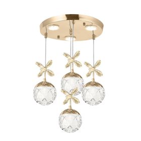 Eray Aydınlatma 2560-3+1 Krom Sarkit Led Avize