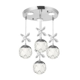 Eray Aydınlatma 2560-3+1 Krom Sarkit Led Avize
