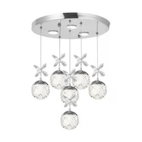 Eray Aydınlatma 2560-5+1 Krom Led Avize