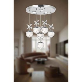 Eray Aydınlatma 2560-5+1 Krom Led Avize