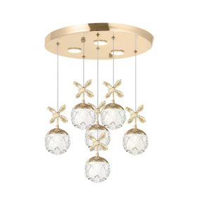 Eray Aydınlatma 2560-5+1 Sarı Led Avize