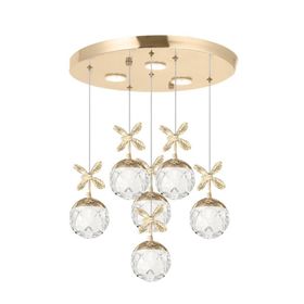 Eray Aydınlatma 2560-5+1 Sarı Led Avize