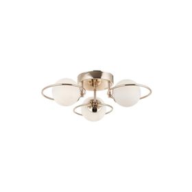 Eray Aydınlatma 3'lü Opal Camlı Rose Gold Avize