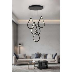 Eray Aydınlatma 4011-5 Y Siyah 5 li Led Avize