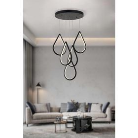 Eray Aydınlatma 4011-5 Y Siyah 5 li Led Avize