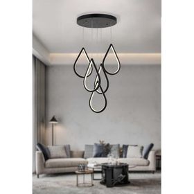 Eray Aydınlatma 4011-5 Y Siyah 5 li Led Avize