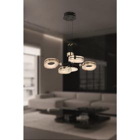 Eray Aydınlatma 5093-4 Sarı Siyah Led Avize