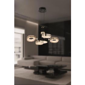 Eray Aydınlatma 5093-4 Sarı Siyah Led Avize