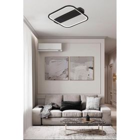 Eray Aydınlatma 9142 Plofonyer Siyah Led Avize
