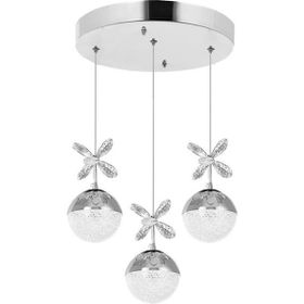 Eray Aydinlatma 9178-3 Krom Led Sarkıt 3'lü Avize