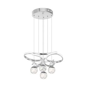 Eray Aydınlatma 9225-40 Krom 4 Toplu Led Avize