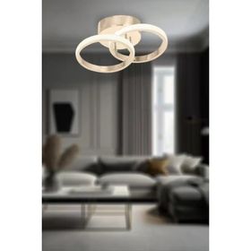 Eray Aydınlatma 9242 Gold Ledli Plofonyer Avize