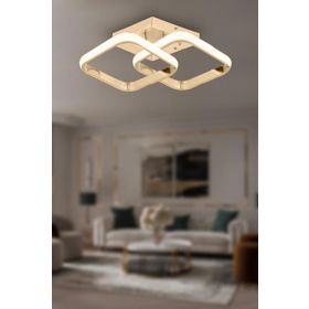 Eray Aydınlatma 9253 Gold Plofonyer Ledli Avize