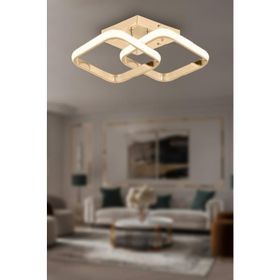 Eray Aydınlatma 9253 Gold Plofonyer Ledli Avize