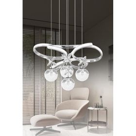Eray Aydınlatma 9278-50 KR Krom 4 Toplu Led Avize