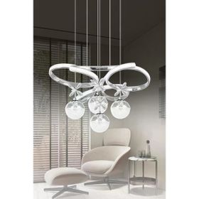 Eray Aydınlatma 9278-50 KR Krom 4 Toplu Led Avize