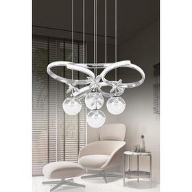 Eray Aydınlatma 9278-50 KR Krom 4 Toplu Led Avize