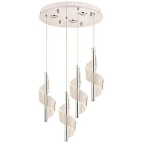 Eray Aydınlatma P7077-3+1 4'lü Krom Sarkıt Led Avize