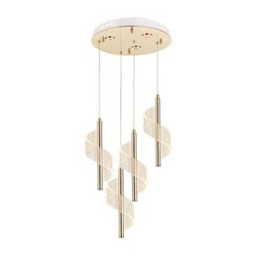 Eray Aydınlatma P7077-3+1 4'lü Krom Sarkıt Led Avize