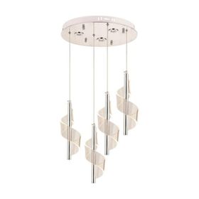 Eray Aydınlatma P7077-3+1 4'lü Krom Sarkıt Led Avize