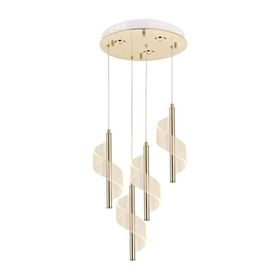 Eray Aydınlatma P7077-3+1 4'lü Krom Sarkıt Led Avize