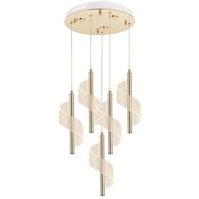 Eray Aydınlatma P7077-4+1 5'li Krom Sarkıt Led Avize