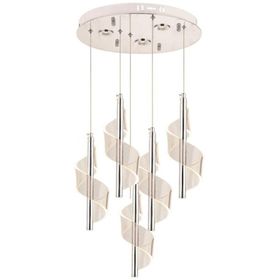 Eray Aydınlatma P7077-4+1 5'li Krom Sarkıt Led Avize
