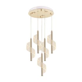 Eray Aydınlatma P7077-4+1 5'li Krom Sarkıt Led Avize