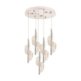 Eray Aydınlatma P7077-4+1 5'li Krom Sarkıt Led Avize