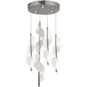 Eray Aydınlatma P9099-4+1 5 Li Krom Led Avize