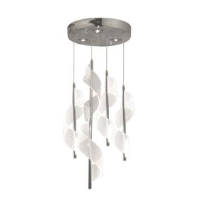 Eray Aydınlatma P9099-4+1 5 Li Krom Led Avize