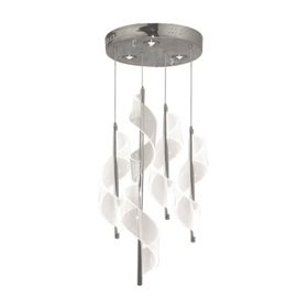 Eray Aydınlatma P9099-4+1 5 Li Krom Led Avize