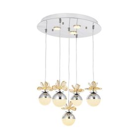 Eray Aydınlatma Powerled 9178-4+1+3R Krom 5 Li Avize
