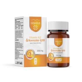 Erbatab Vitamin K2 Koenzim Q10 30 Kapsül