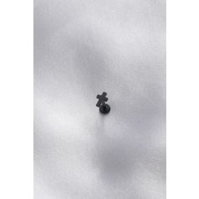 Erbilden ERB 316L Cerrahi Çelik Siyah Renk Tragus Piercing