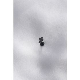 Erbilden ERB 316L Cerrahi Çelik Siyah Renk Tragus Piercing
