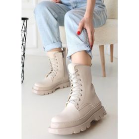 Erbilden Orge Bej Cilt Bağcıklı Kadın Bot