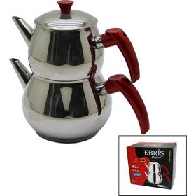 Erbis Mutfak Küre 1.6 lt Çelik Orta Boy Çaydanlık Seti
