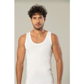 Erdem 1100 Klasik Penye Askılı Beyaz Erkek Atlet