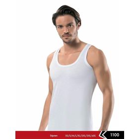 Erdem 1100 Penye Süprem 3'lü Beyaz Erkek Atlet