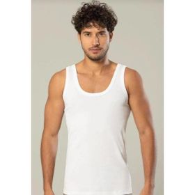 Erdem 1110 Klasik Ribana Askılı Beyaz Erkek Atlet